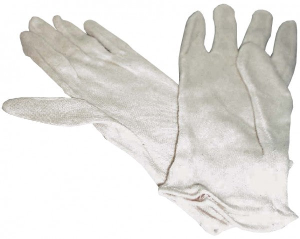 Weiße Handschuhe für Gastronomie.