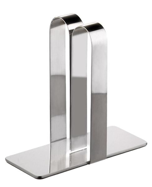 Edelstahl Serviettenhalter, modernes Design.