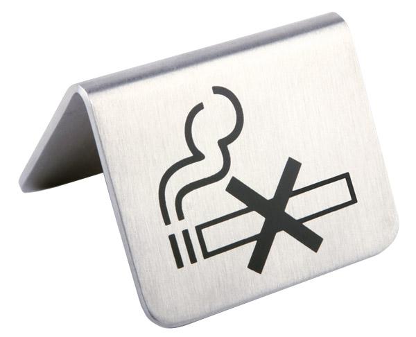 Rauchen verboten Schild aus Metall.