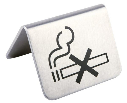 Rauchen verboten Schild aus Metall.