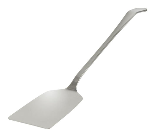 Metallspatel mit gebogenem Griff.
