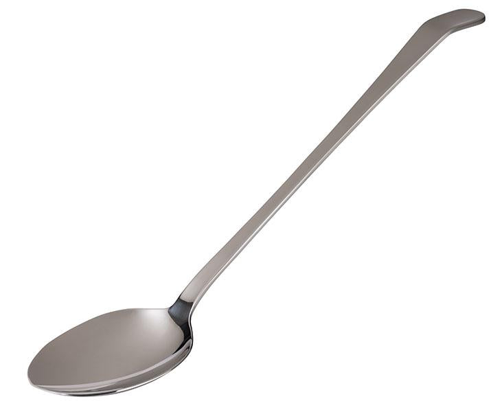 Langer Edelstahl-Löffel für Gastronomie.