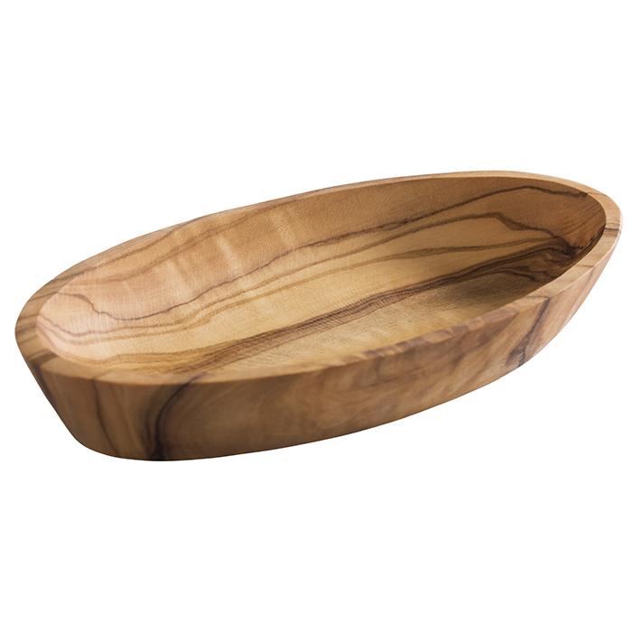 Holzschale aus Olivenholz, oval.