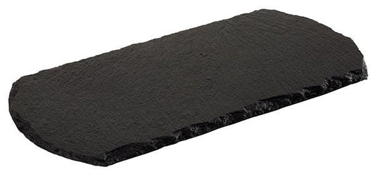 Schwarze Schieferplatte für Präsentation.