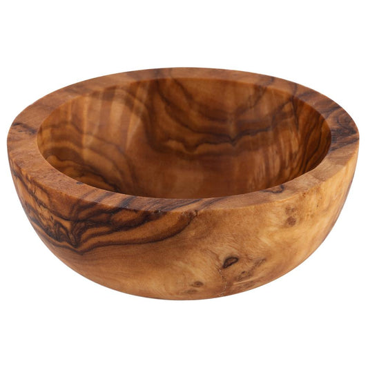 Holzschale mit natürlicher Maserung.