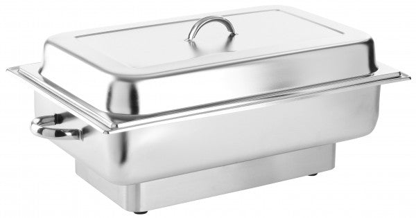 Edelstahl-Warmhaltebehälter für Gastronomie.