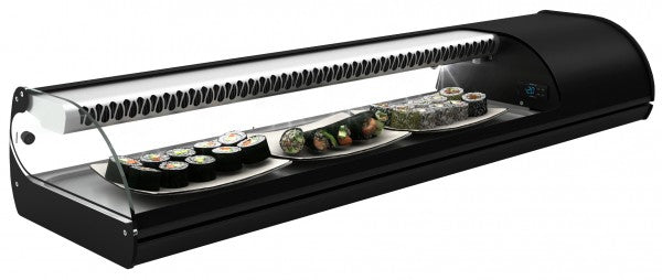 Sushi-Vitrine für Gastronomiebedarf.