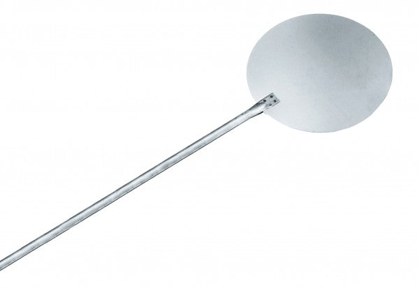 Metallische Pizzaschaufel für Gastronomie.