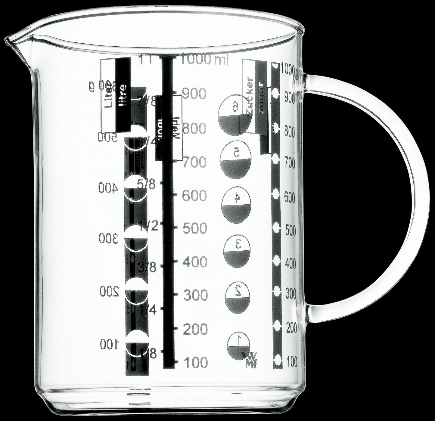 Messbecher 1 L zyl.