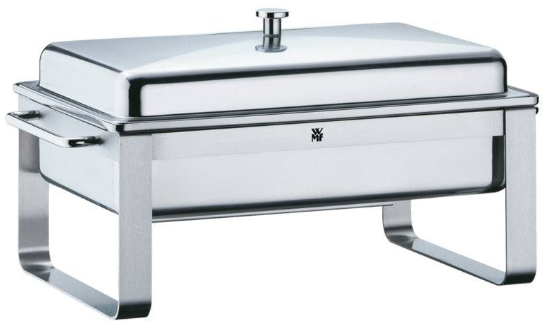 Chafing Dish aus Edelstahl.