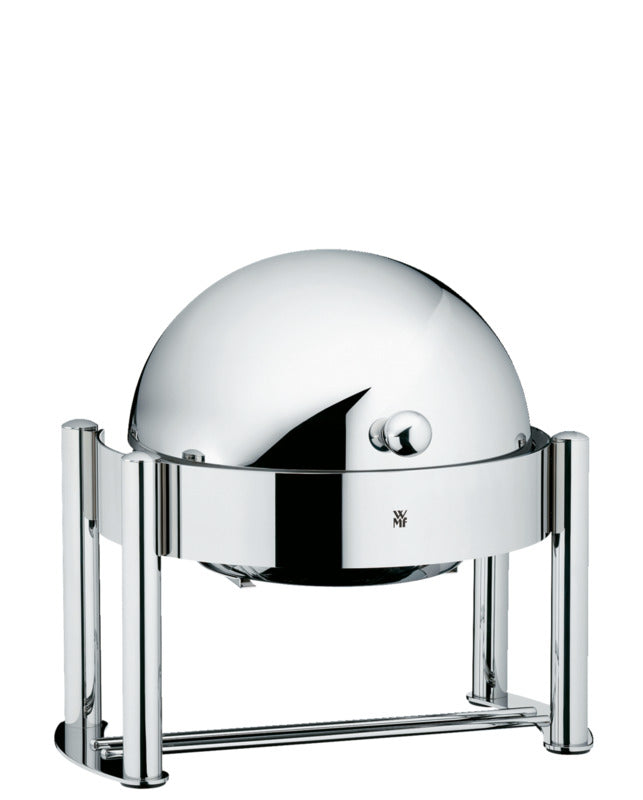 Eleganter Serviertopf aus Edelstahl