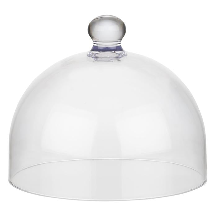 Transparente Kunststoff-Glocke für Speisen.