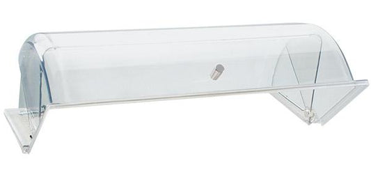 Transparente Abdeckhaube für Buffet.