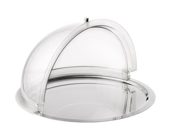 Runde Abdeckhaube aus Kunststoff.