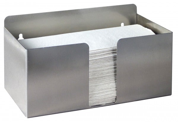Serviettenhalter aus Edelstahl.