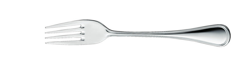Edelstahlgabel für Gastronomiebedarf.