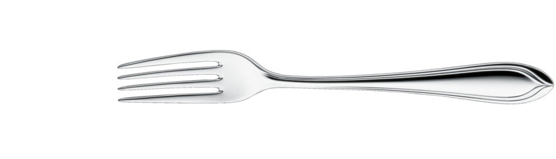 Edelstahlgabel für Gastronomiebedarf.