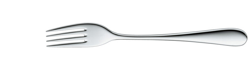 Edelstahlgabel für Gastronomiebedarf.