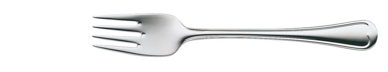 Edelstahlgabel für Gastronomiebedarf.
