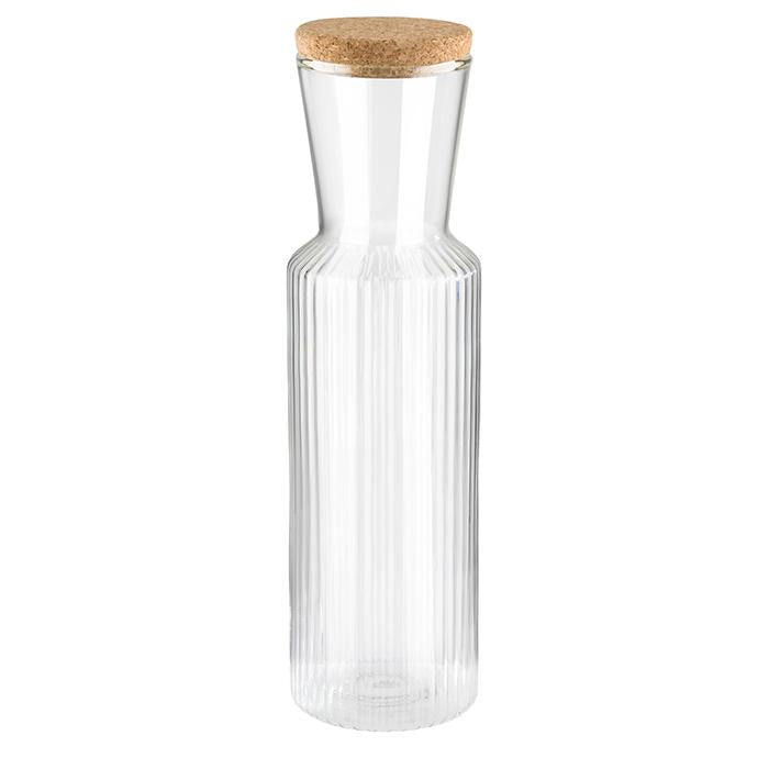 Glasflasche mit Korkdeckel