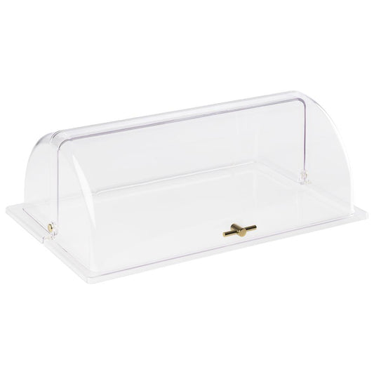 Transparente Abdeckhaube für Speisen.