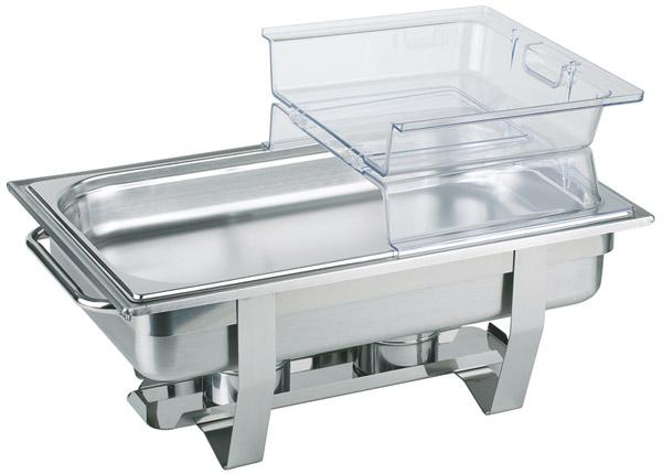 Chafing Dish mit Abdeckung.