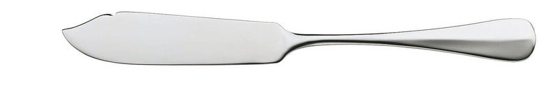 Silberner Fischmesser für Gastronomie.