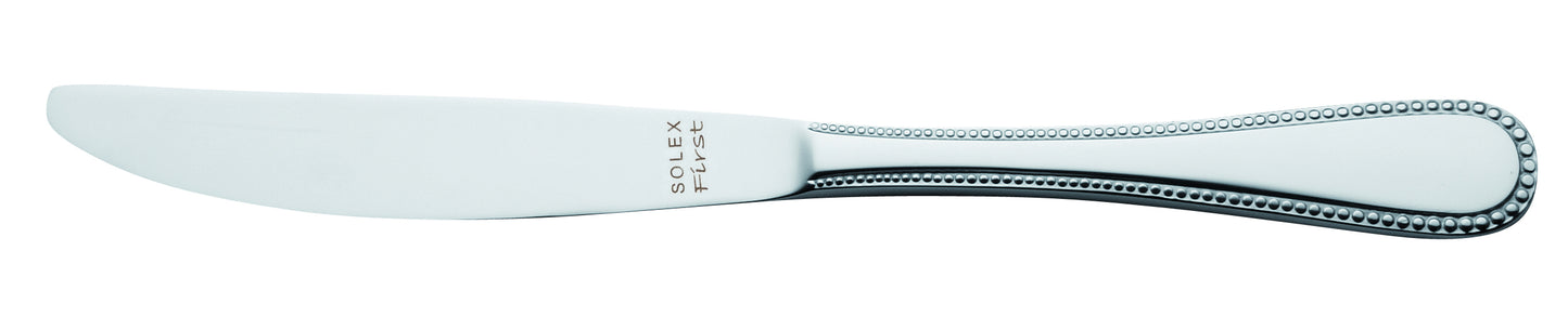 Silbernes Messer mit Gravur.