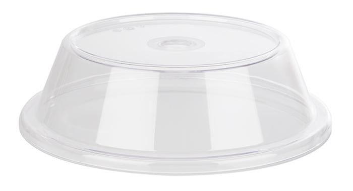 Transparente Kunststoff-Abdeckhaube für Speisen.