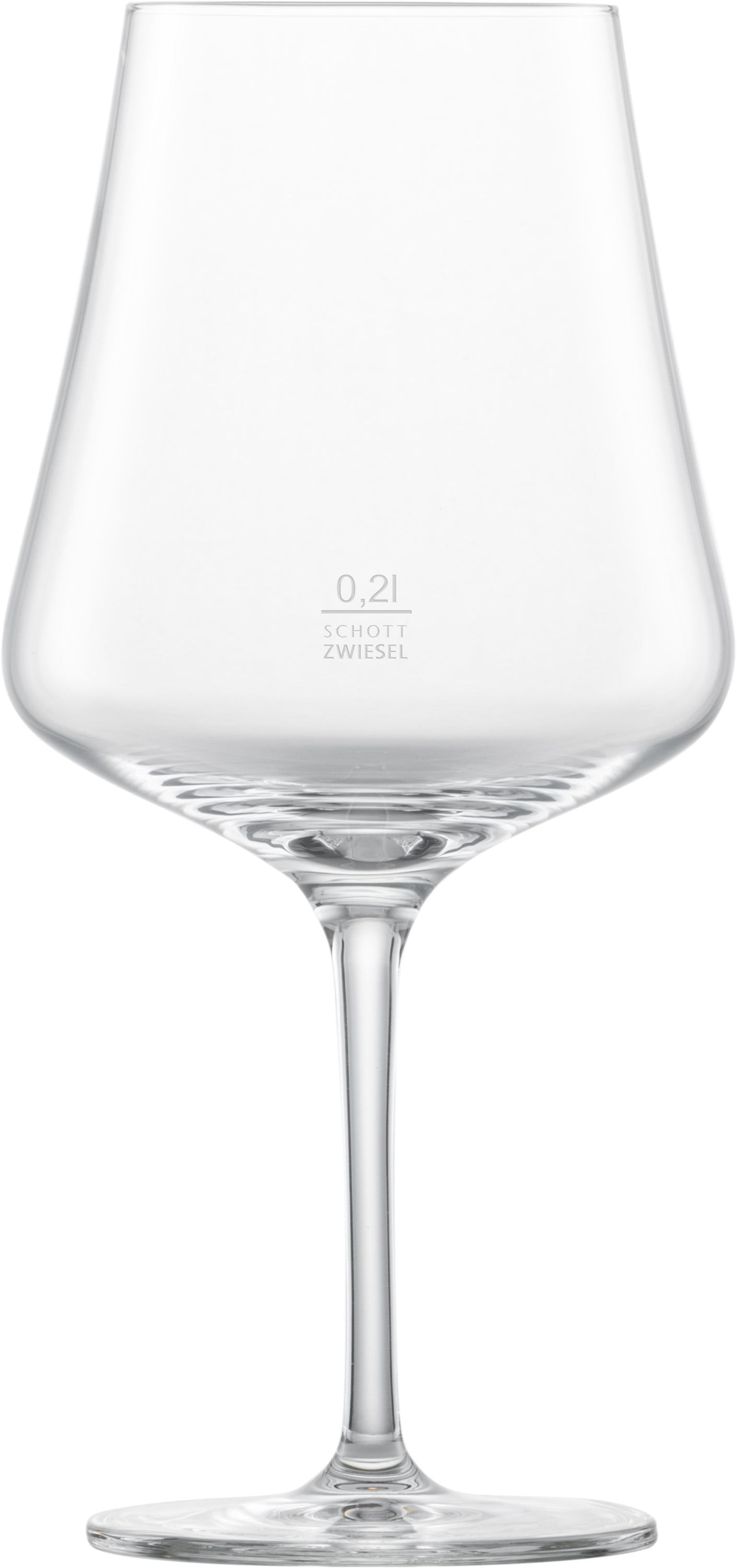 Weinglas mit Gravur, Schott Zwiesel.