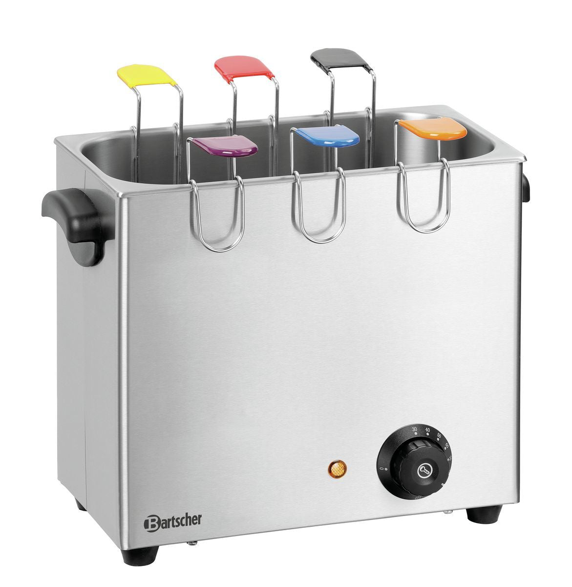Gastro-Toaster mit vier Halterungen.