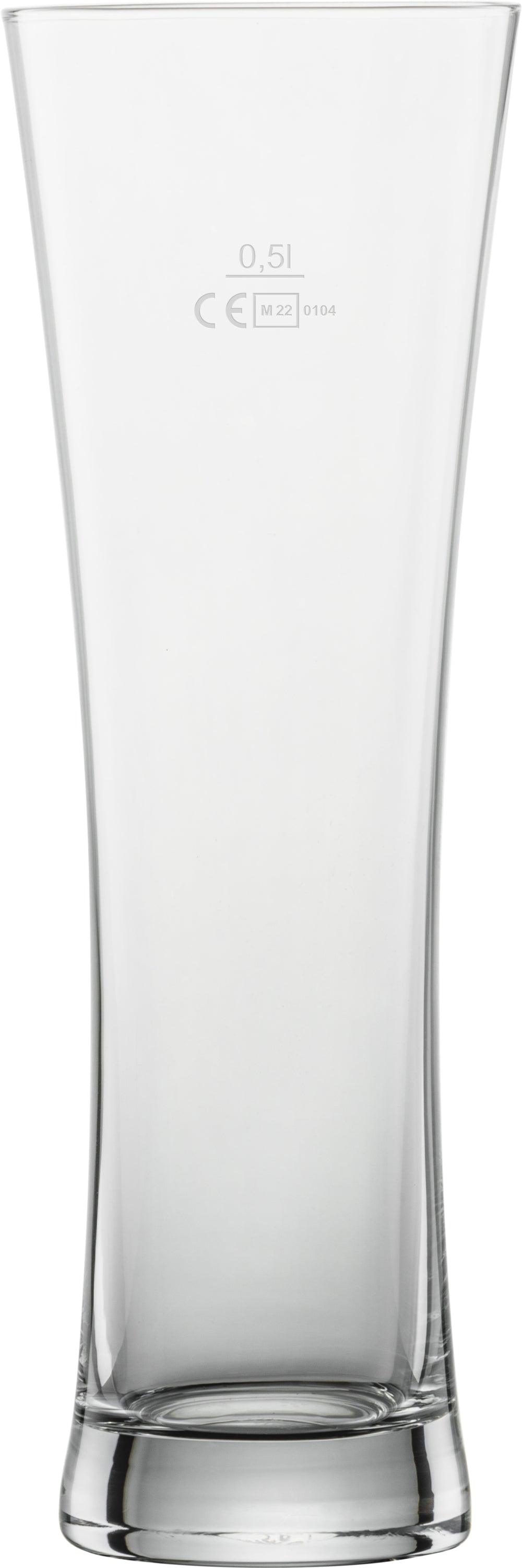 Bierglas mit Eichstrich 0,5l.