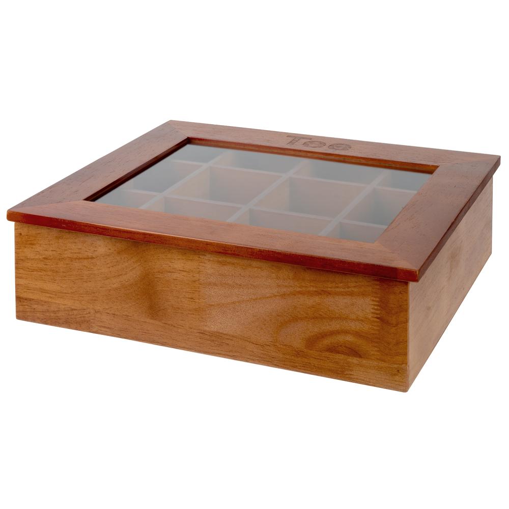 Teebox, 31 x 28 cm, H: 9 cm