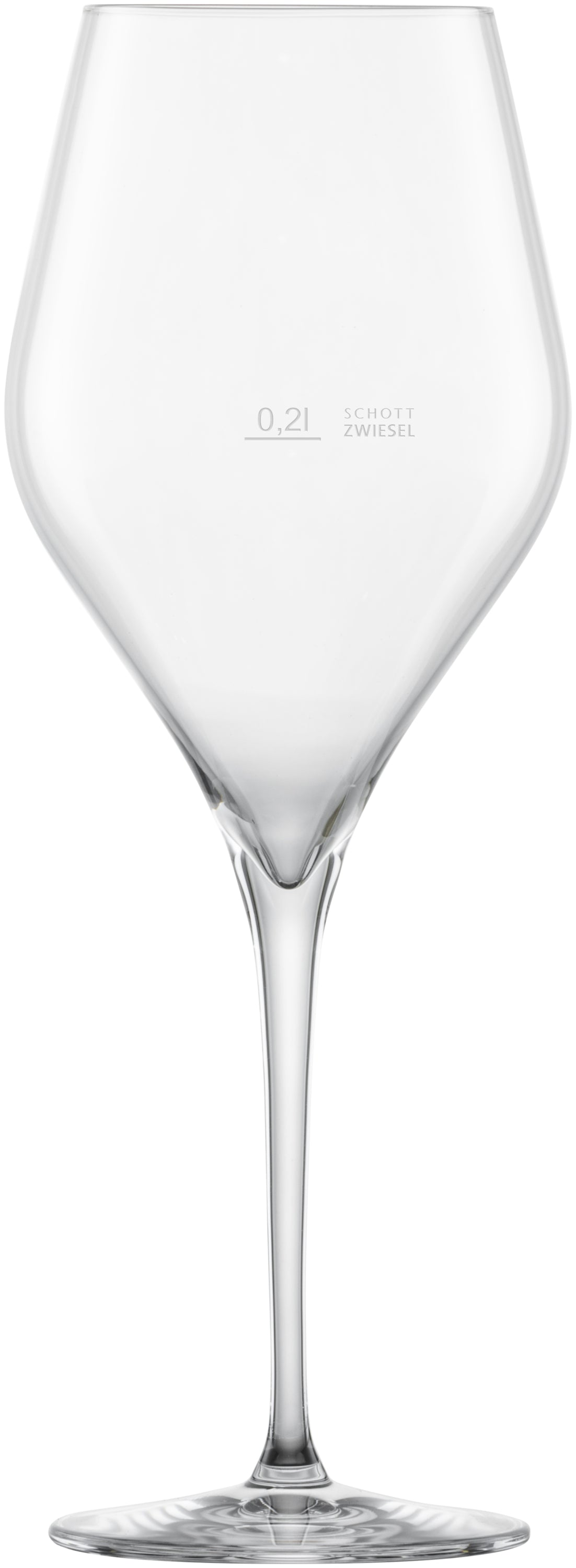 Weinglas mit Gravur, Schott Zwiesel.