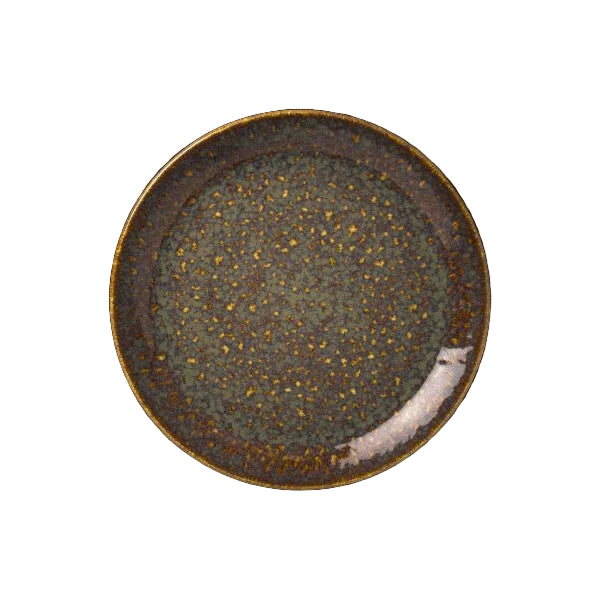 Vesuvius Amber Coupe Plate 23cm (9")