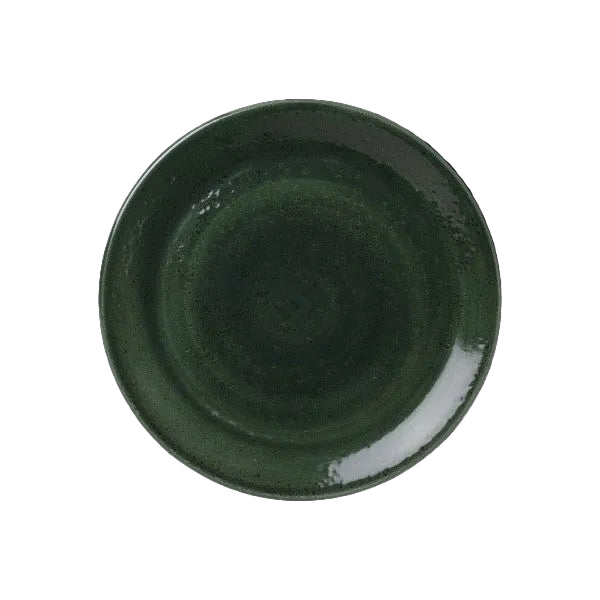 Vesuvius Burnt Emerald Coupe Plate 25.25cm (10")