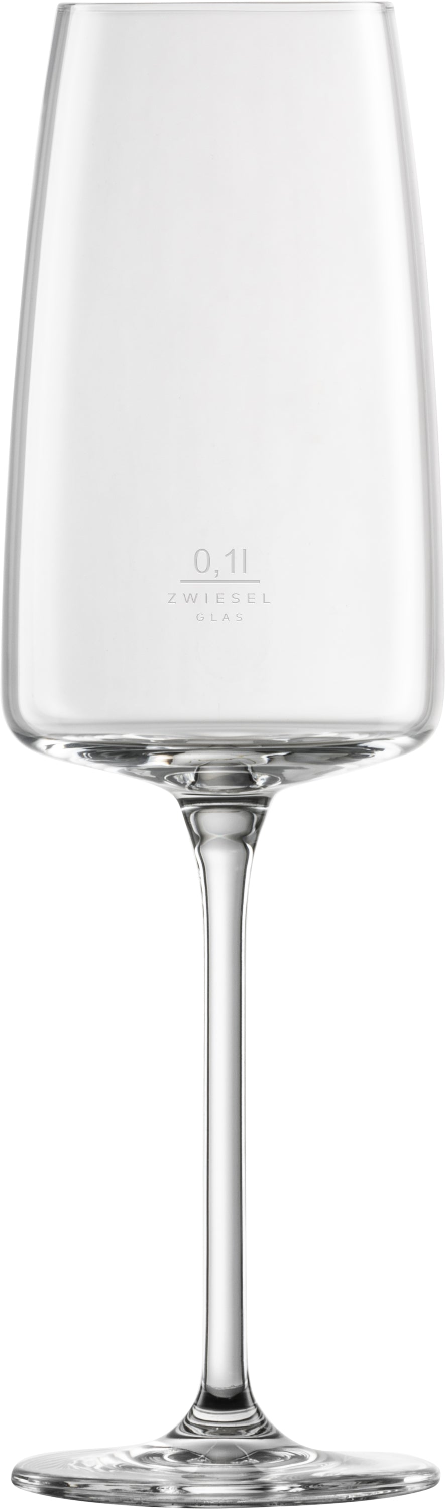 Weinglas mit Zwiesel-Logo.