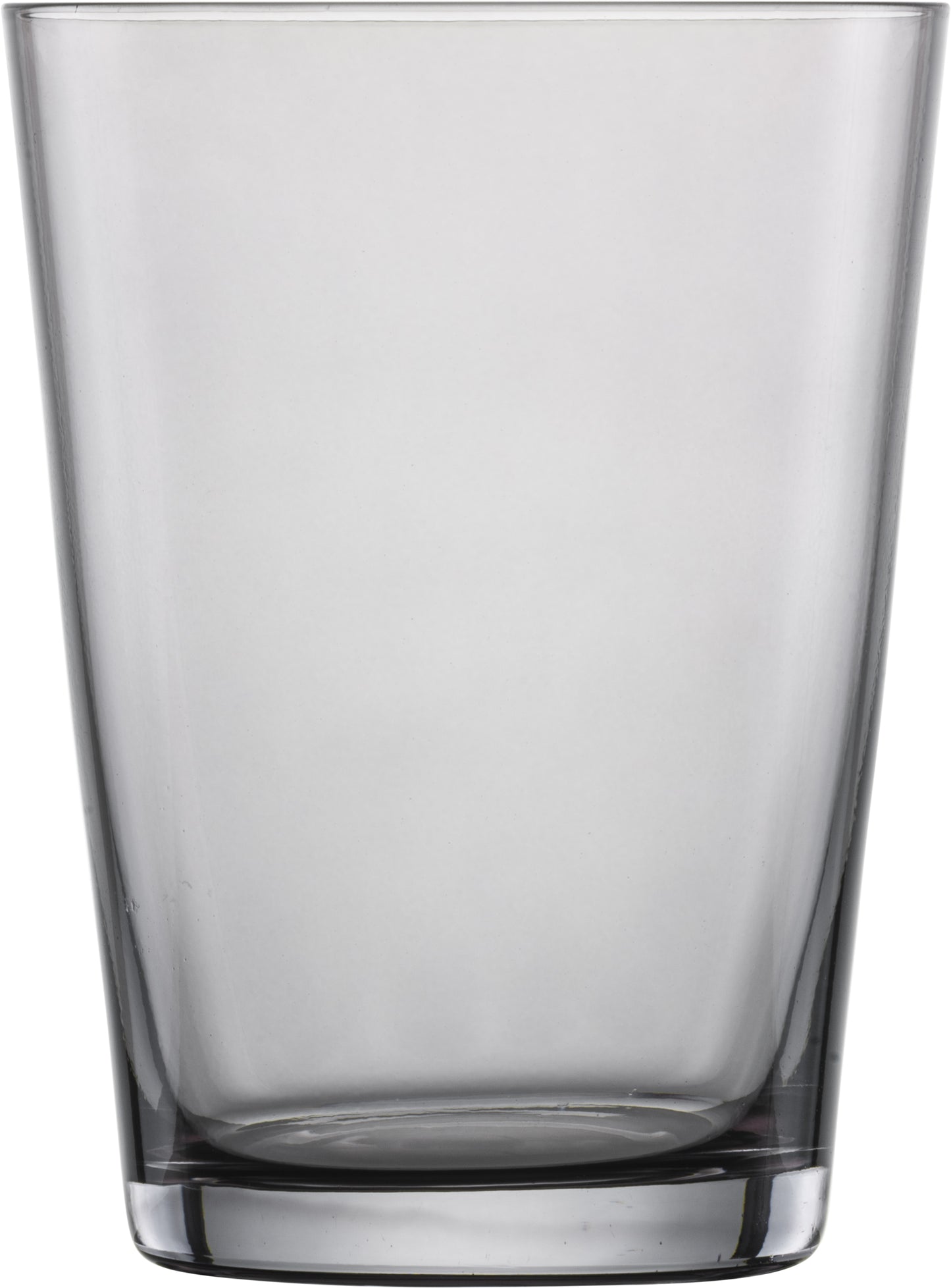 Klarglas, zylindrisches Trinkglas, transparent.
