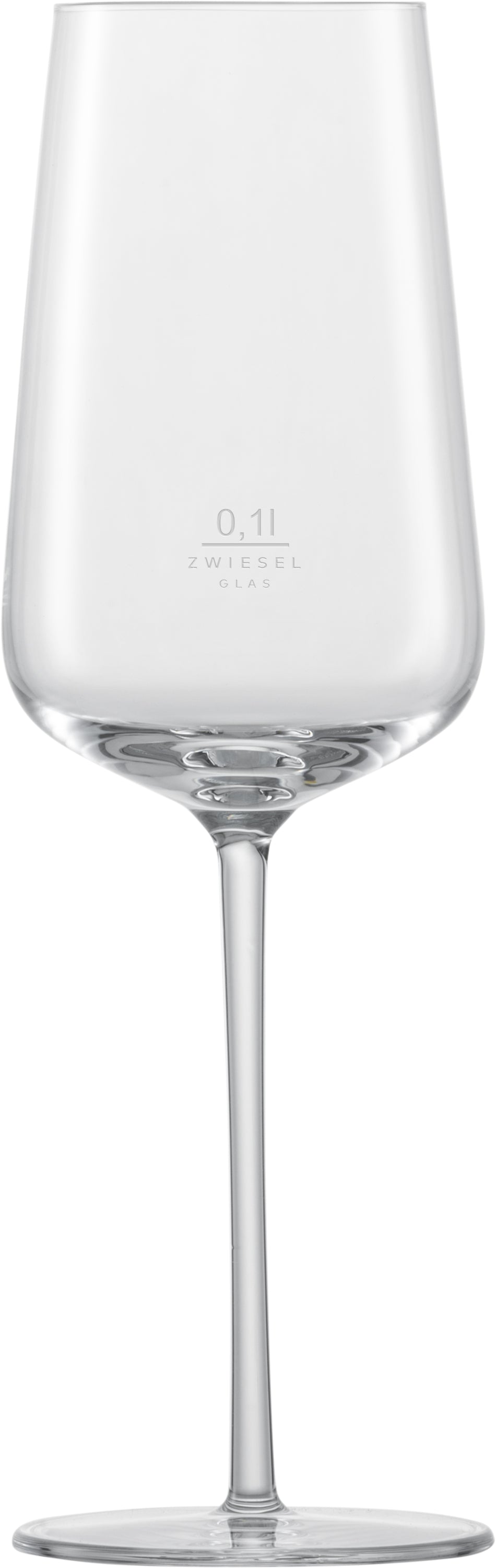 Weinglas mit Zwiesel-Logo.