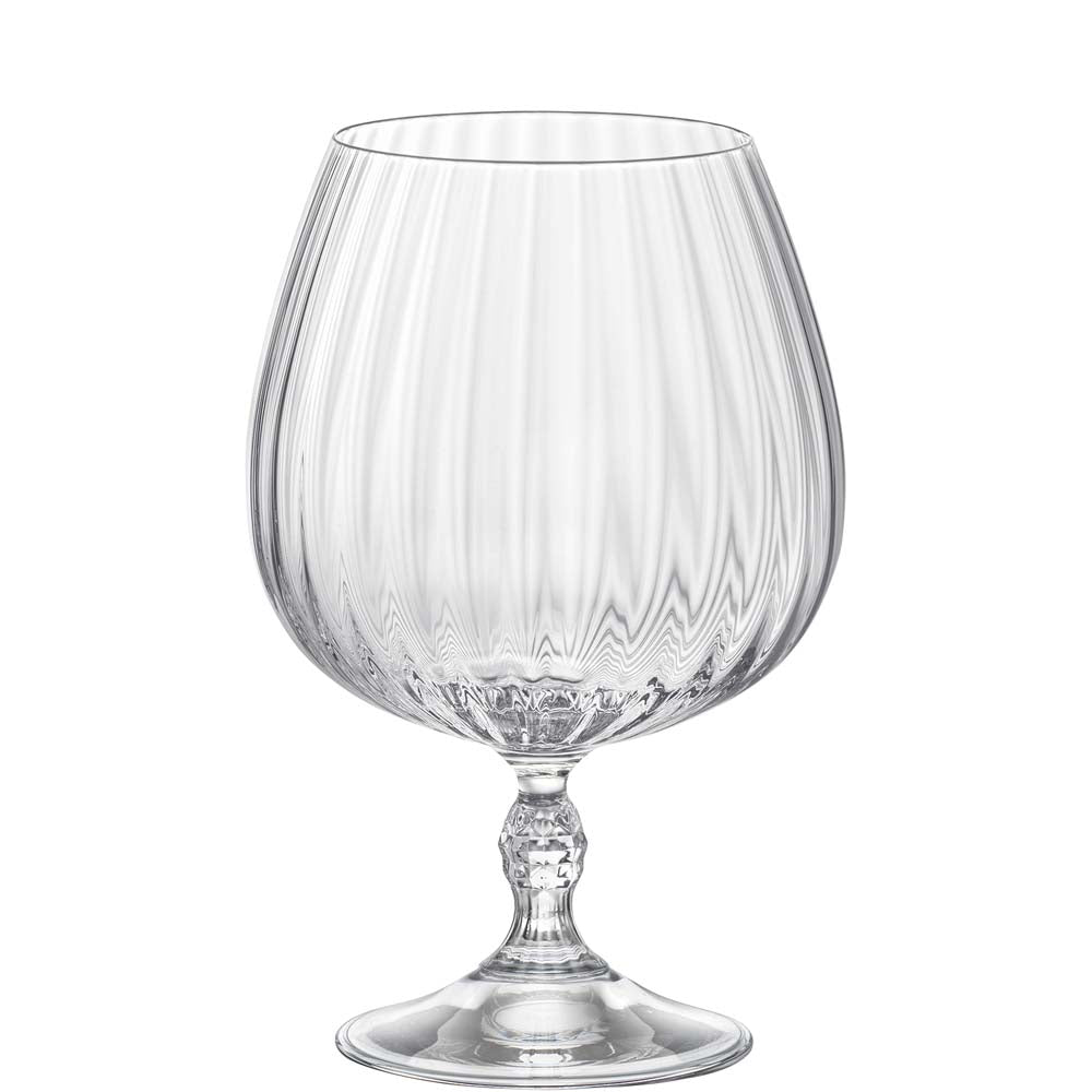 Kristall-Stielglas in Kelchform