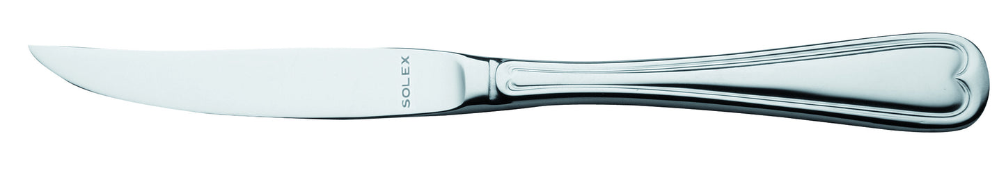 Silbernes Messer mit Gravur.