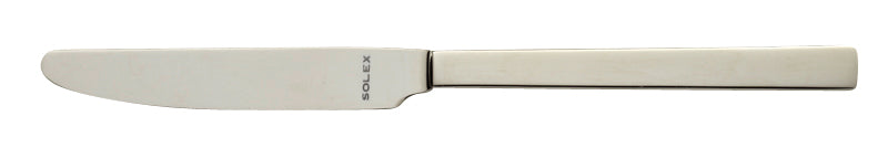 Silbernes Messer mit Solex-Logo.