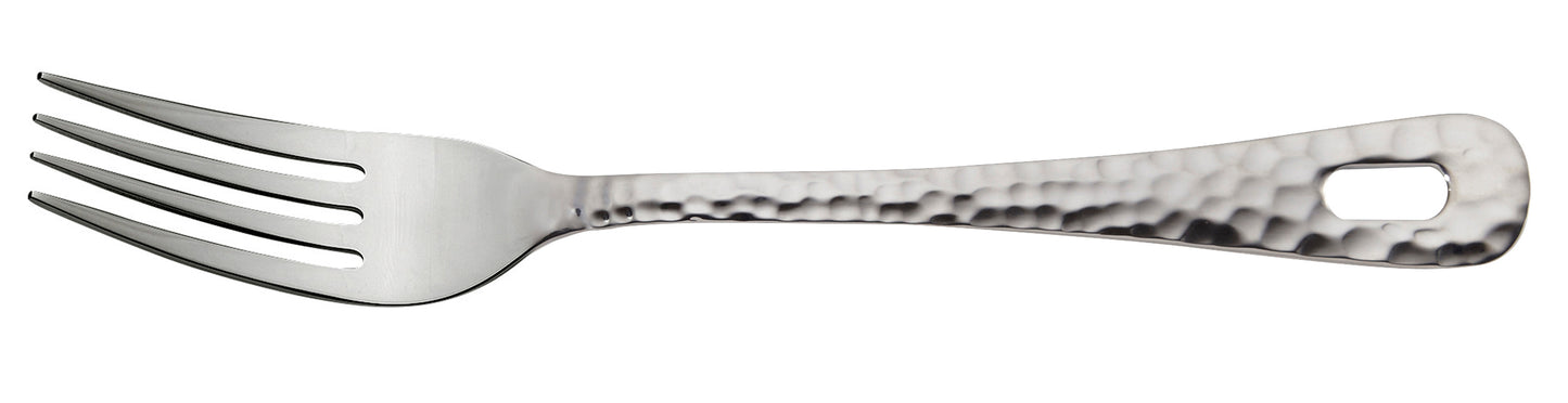 Gabel mit gehämmertem Griff.