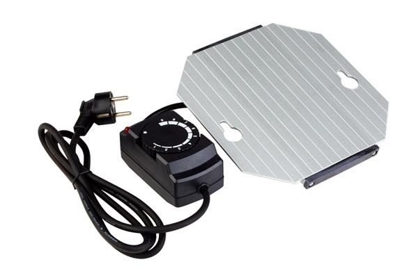 Elektrische Heizplatte mit Kabel.