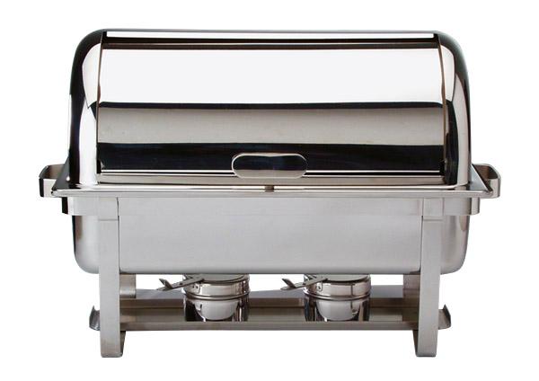 Chafing Dish aus Edelstahl.