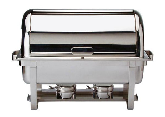 Chafing Dish aus Edelstahl.