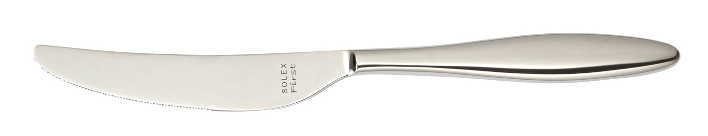 Buttermesser aus Edelstahl, seitlich.