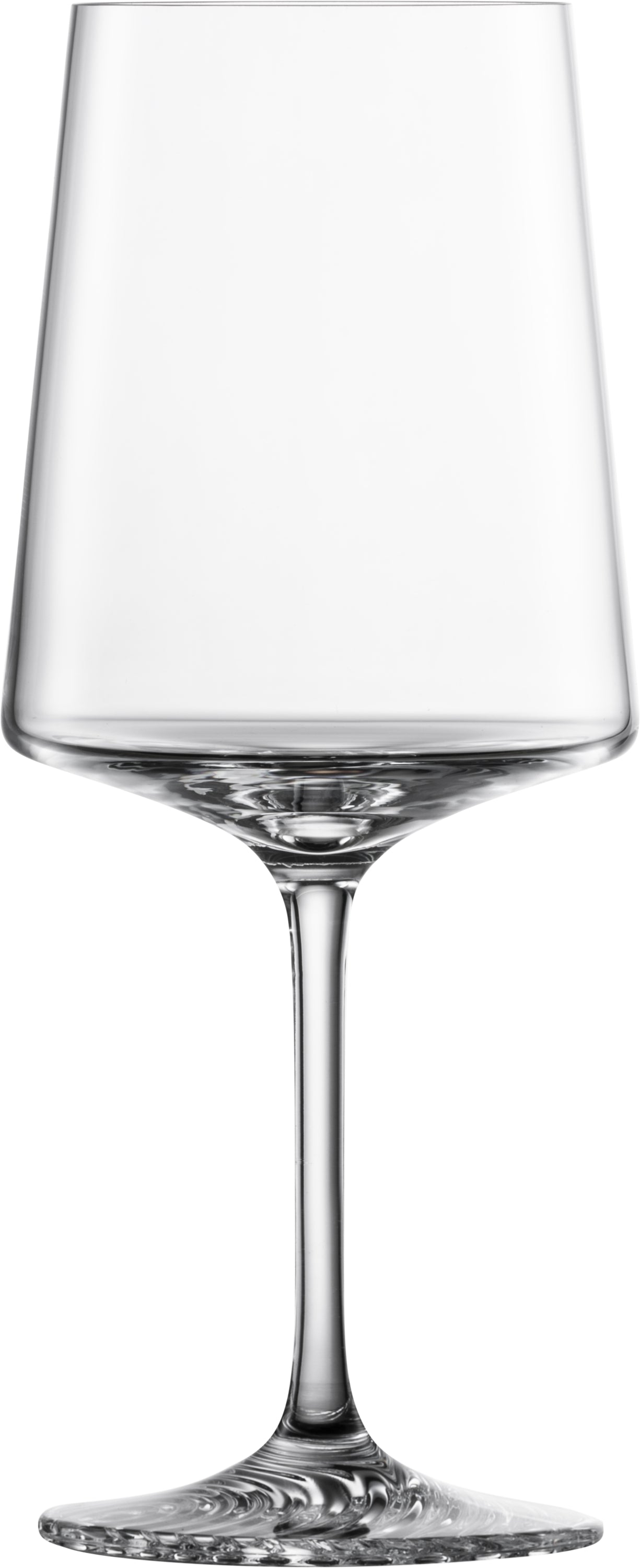 Weinglas mit klarem Design.