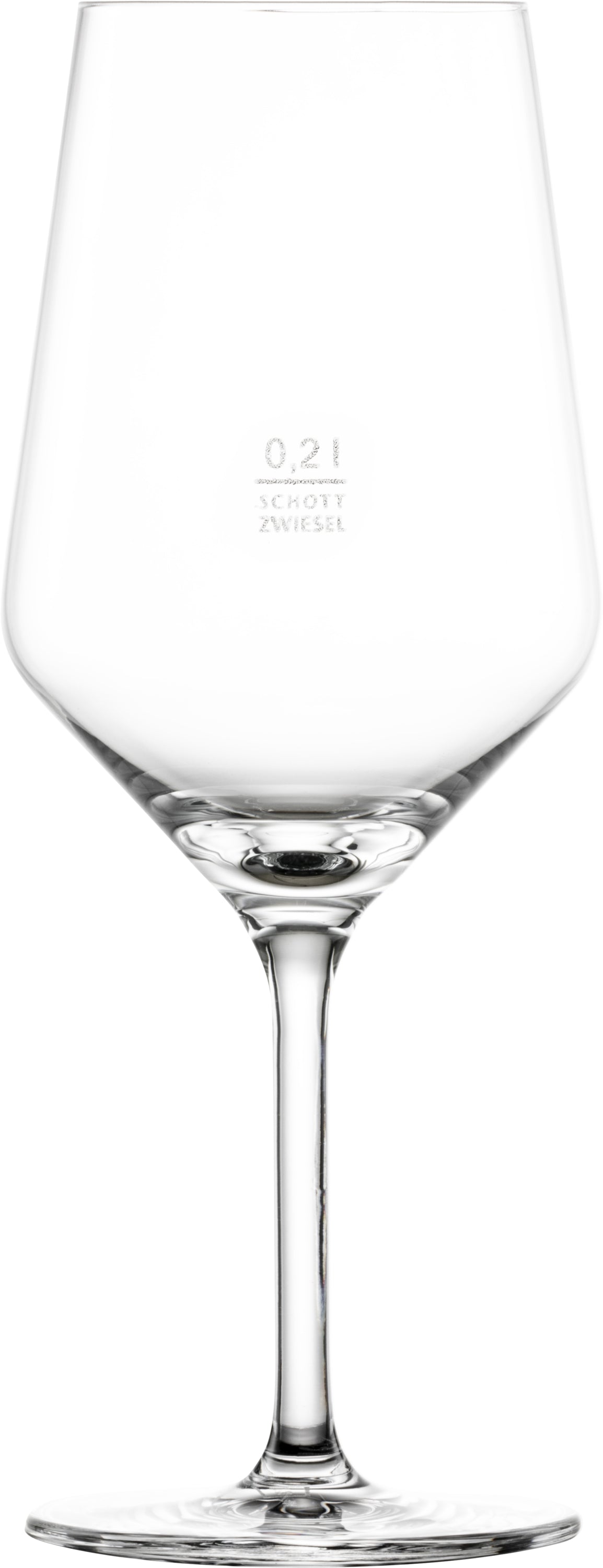 Weinglas mit Eichstrich 0,2l.