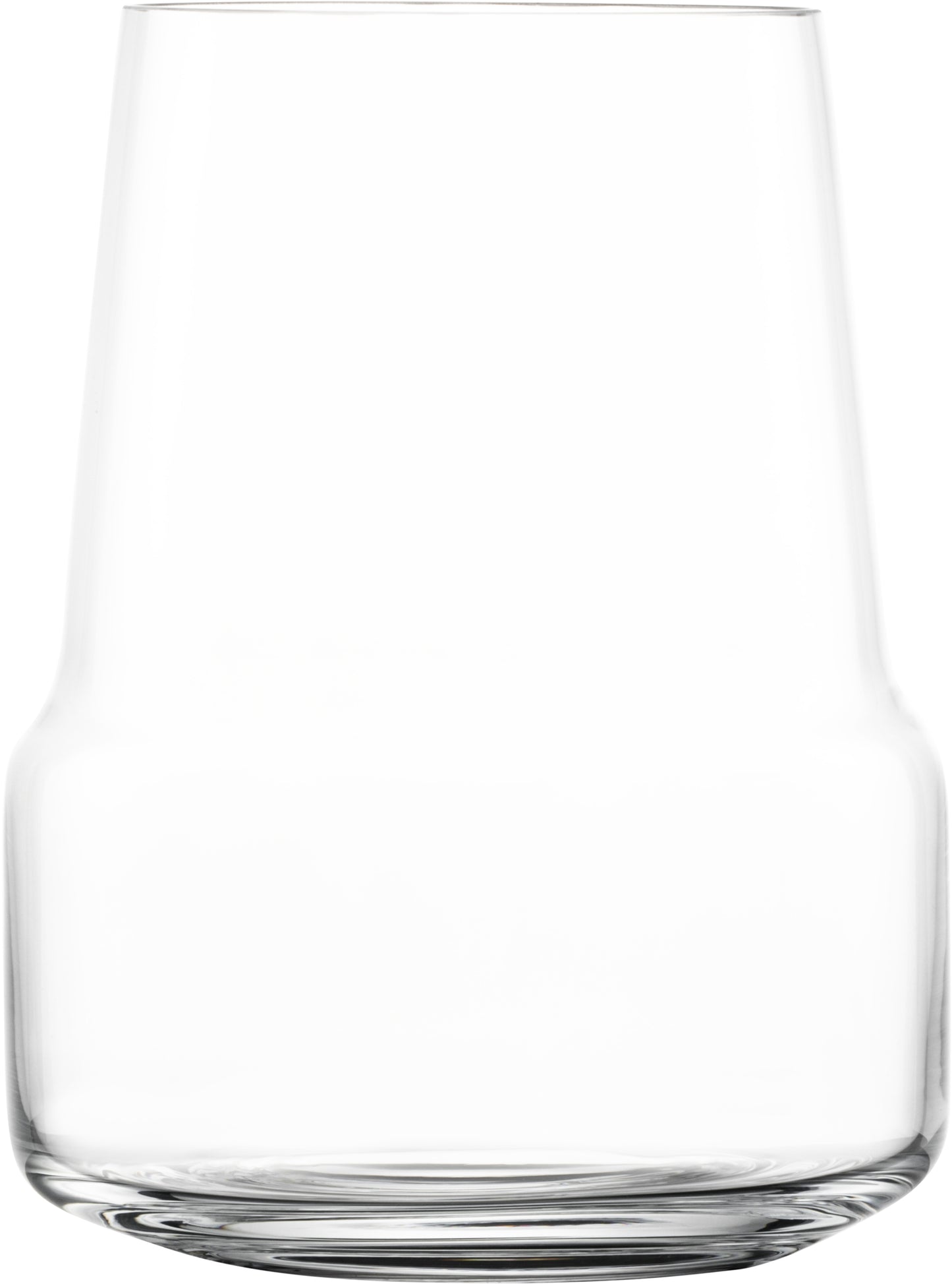 Klarglas, zylindrisches Trinkglas, transparent.